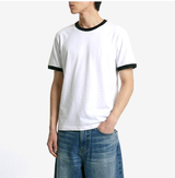 エッセンシャルスタンダード半袖リンガーTシャツ ホワイト