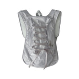 Lace up backpack _ Grey
