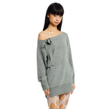 マフィンニットドレス [GREY]