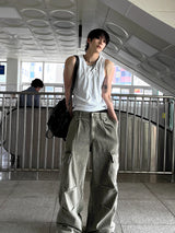 Layered Henley Tank Top