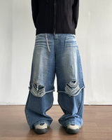 Alt Layered Denim Pants