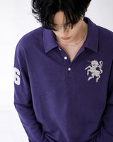 (UNISEX) Horse PK Collar Long Sleeve