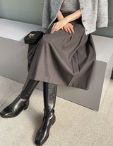 ベリーナ起毛プリーツロングスカート