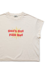 サンズアウト,パリスアウトTシャツ [Ivory]