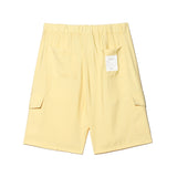 バンブーカーゴハーフパンツ / BAMBOO CARGO HALF PANTS-LEMON