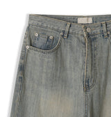 Tioz Washing Wide Denim Pants