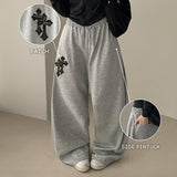 Dex Camo Cross Patch Wide Banding Pants 