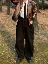 Molinero Line Leather Jacket