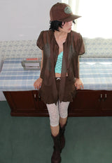 TIE SHEER SHIRT