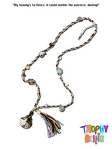 Shell long chain necklace