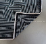 patterned silk petit scarf