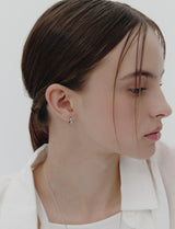26SS★ Precise Silver (W) One-Touch Earrings S