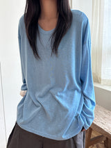 Blooming Loose Sun-Protection Knit Top 5color