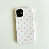ピンクローズハードグロッシースマホケース