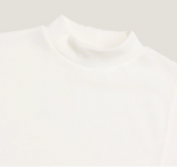 [MUSCLE FIT] スリットモックネックハーフニット(3color)
