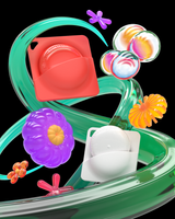 BorD Keychain Perfume White Set - Floral 