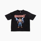 "RESURRECTION" ウォッシュドTシャツ | ブラック