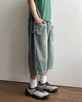 ノードスナップ バミューダデニムパンツ