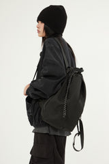 Our draw string net backpack