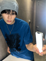 Blurry Lettering Short Sleeve Tee