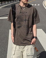オルビピグメントプリントショートスリーブTシャツ