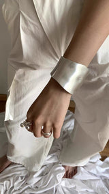 Matt big BOLD shape bangle
