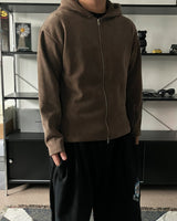 DV リベットバイカーフーディージップアップ (2C)
