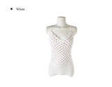 Kiruck Dot Lace Cap Sleeveless
