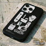 ヒップ アーカイブ オブジェクト エポキシ バンパー iPhone ケース