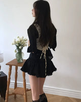 [♡MADE♡] sofiy half - low flare skirt