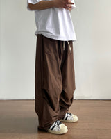 Ded Pintuck Nylon Pants