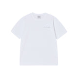 25FW リフレクションベーシックロゴ半袖Tシャツ ホワイト