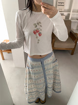 CARROT BUTTON FULL SKIRT (2C)