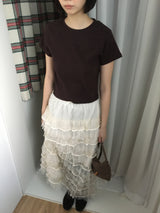 Rosalind Frill Tiered Skirt (1color)