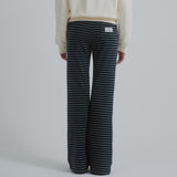 Stripe Bootscut (Navy)