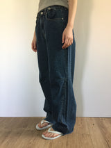Leopard Denim Pants (1color)
