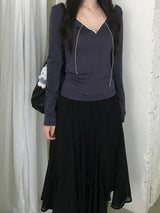 Karin Lace Eyelet T-shirt (3 colors)