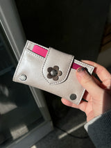 Fleur Card Wallet (Silver)