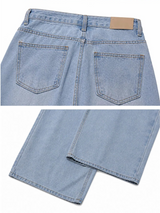HIGH-WAISTED RELAXED WIDE-LEG JEANS (4COLORS!)