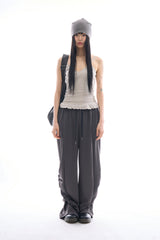 Sand punching frill sleeveless