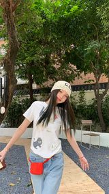 Cutie Animal Short Sleeve T-Shirt