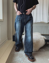 Rita Vintage Straight Denim Pants