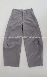 [UNISEX] Wide Balloon Oversized-Fit Slacks