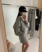[MADE/6color] ポニー、Vネックのゆったりフィットトレーナー