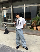 No.1313 レコードハーフTシャツ (3color)