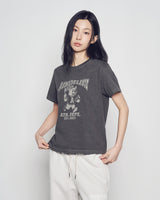 26SS WOMAN フットボールACベアピグメント半袖Tシャツ