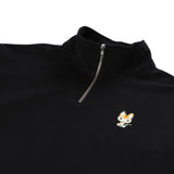 【HIGASHIYAMA ERISA】Half zip sweat tops - orange