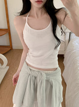 BT スリムホルターネックノースリーブ (4color)