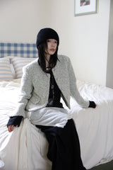 Bare Me Boucle Crop Jacket