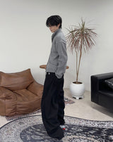 Lean Dart Curved Cotton Pants